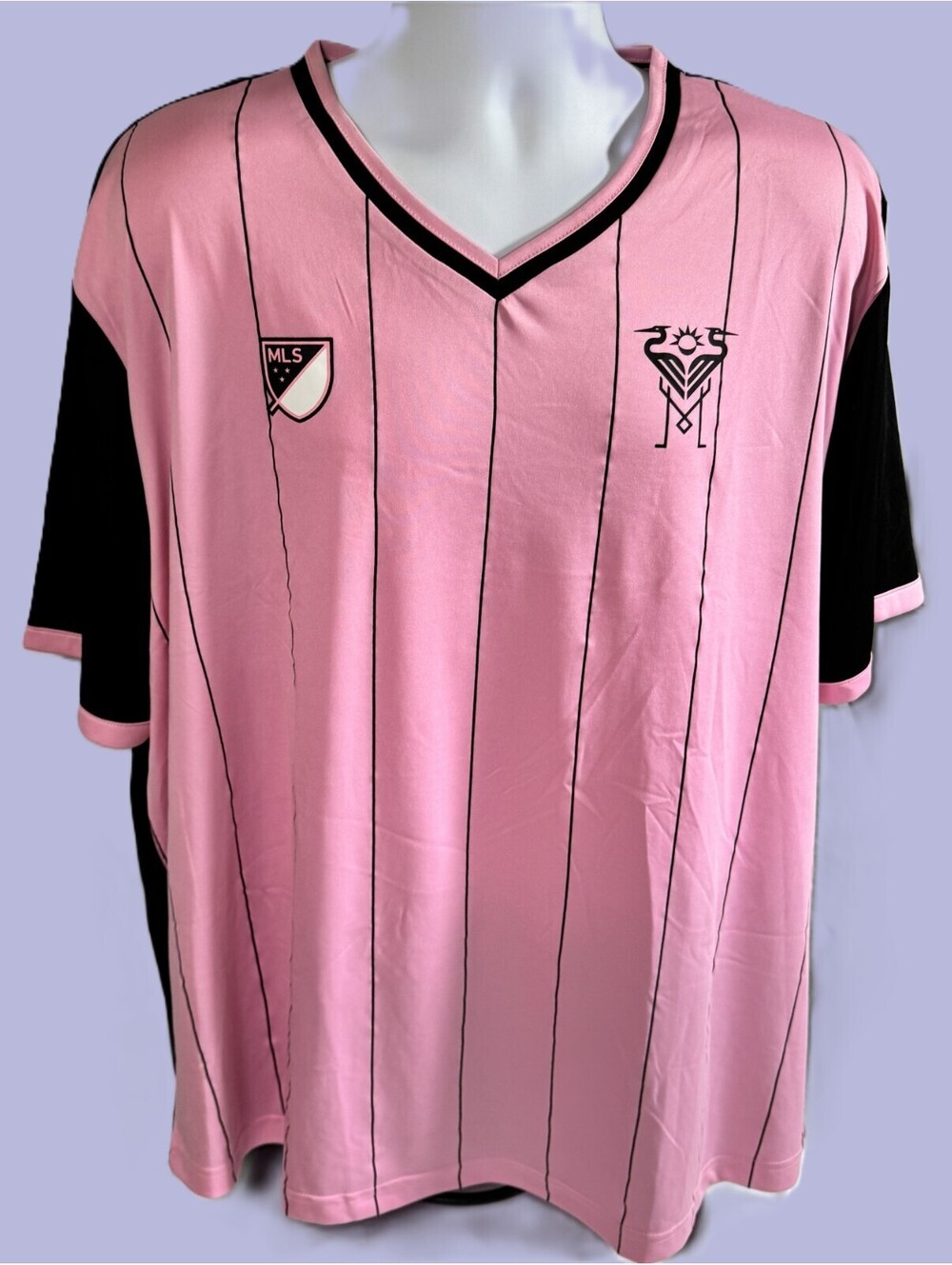 Inter Miami FC MLS Jersey Shirt Pink Black Soccer Mens 2XL NWT